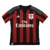 Camiseta de fútbol AC Milan 2015-16 Primera Equipación Retro - Hombre